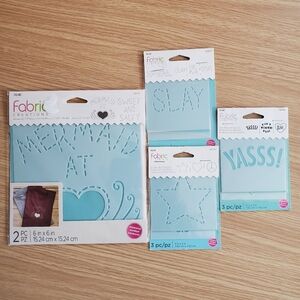 Adhesive stencils craft diy bundle